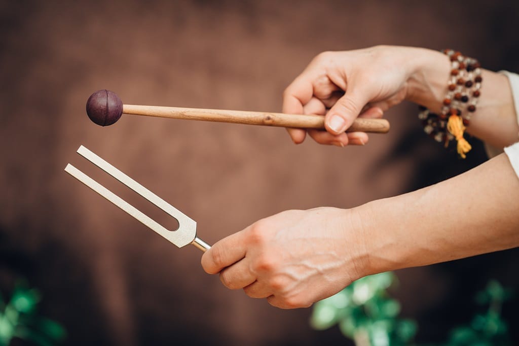 Tuning fork therapy